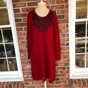 Milly Embellished Sweater Dress